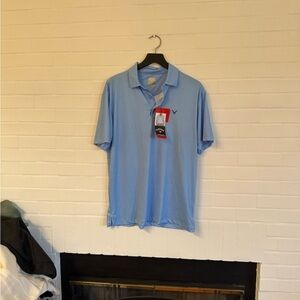 NWT Classic Callway Blue Polo Shirt with Short Sleeves